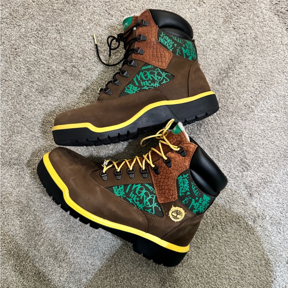 Timberland Brown x Desus and Mero Boots
